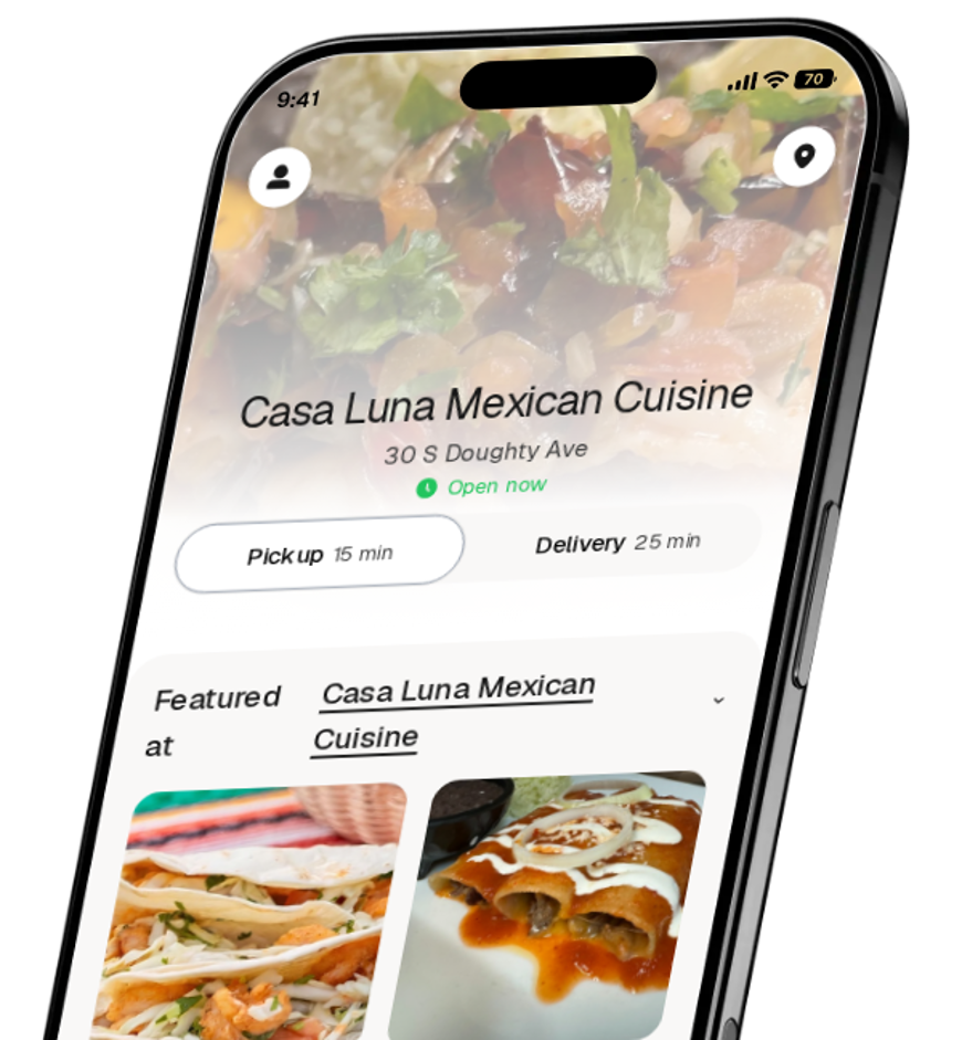 Casa Luna Mexican Cuisine app preview