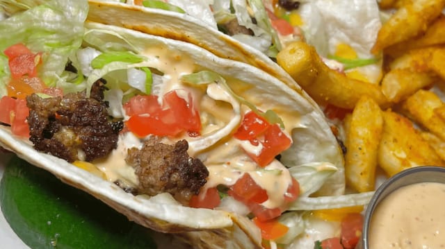 Southwest Smash Tacos Lunch.