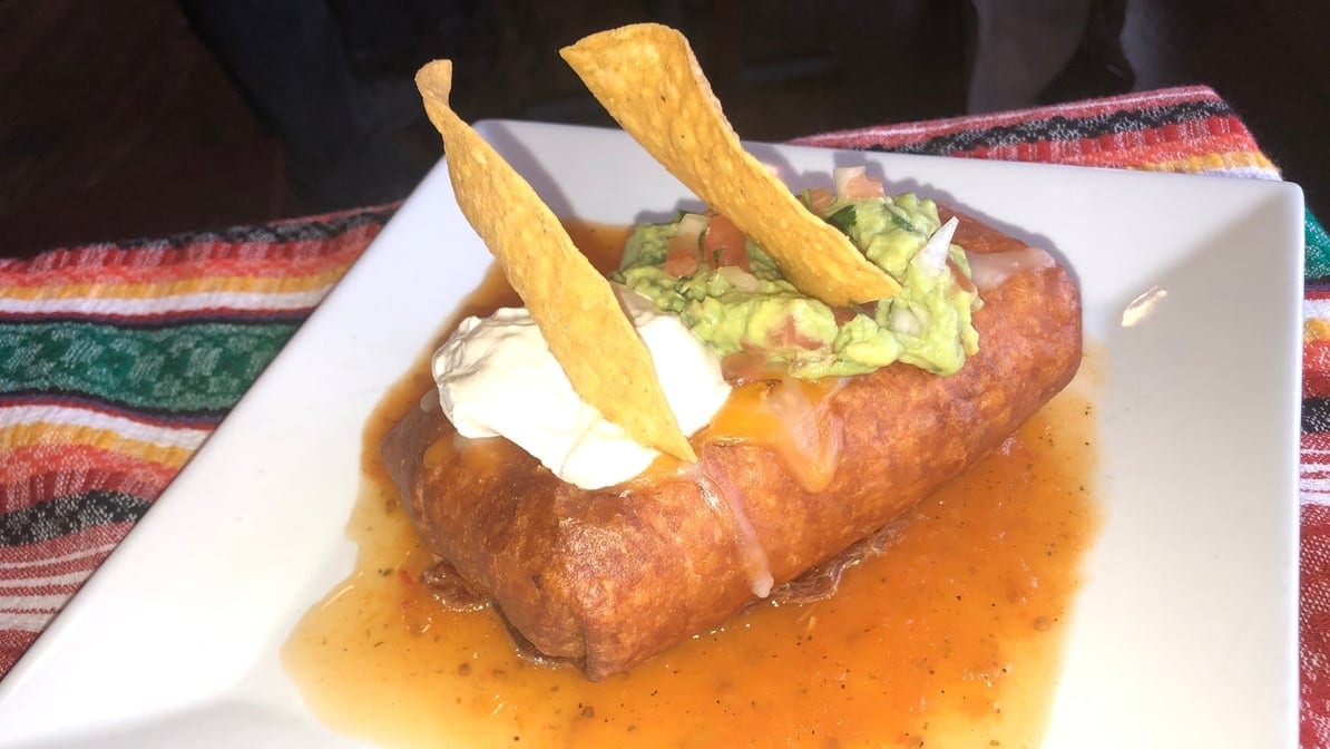 Chimichanga Dinner.