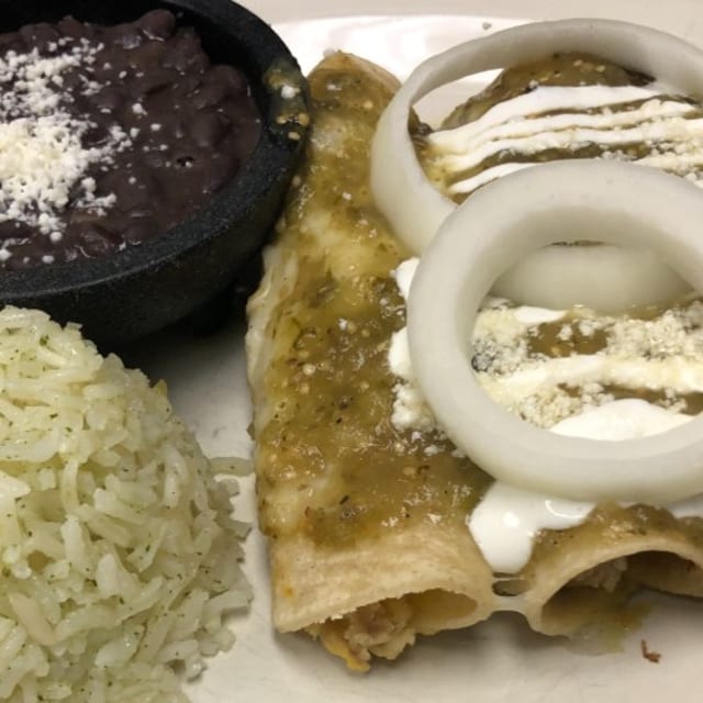 Enchiladas Beef Lunch.
