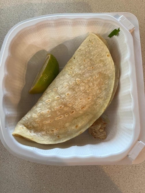 A la carte Traditional Tacos Dinner.