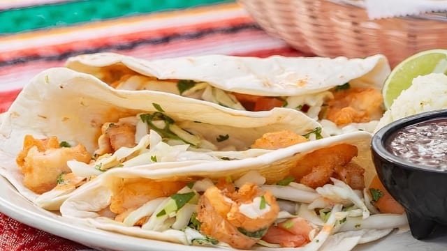 Shrimp Tacos Lunch.