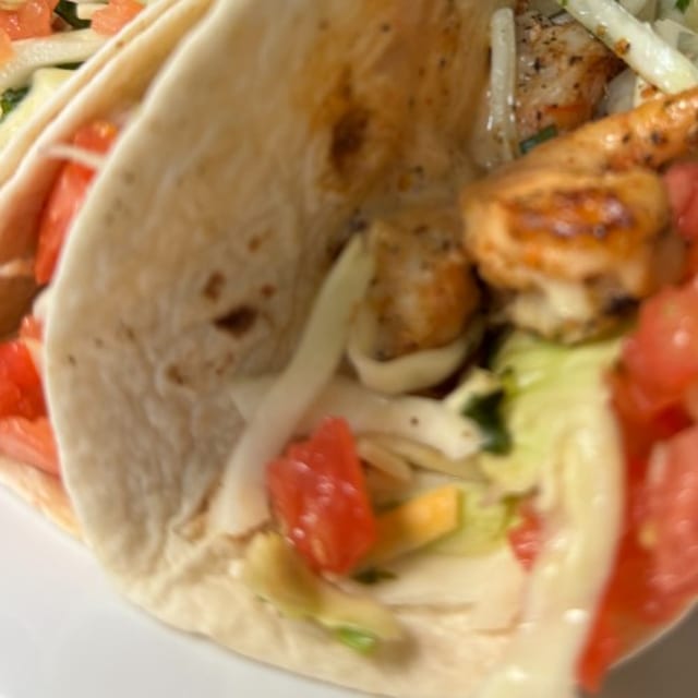 Shrimp Taco each.