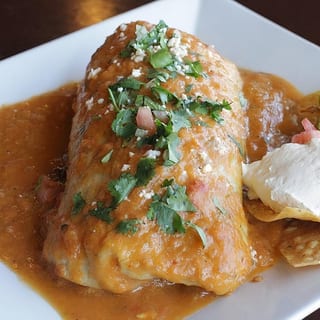 Veggie Burrito Mojado Dinner