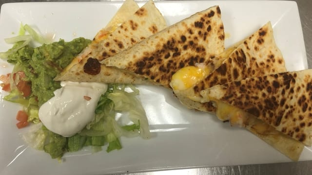 Chili Quesadilla Apt Dinner.