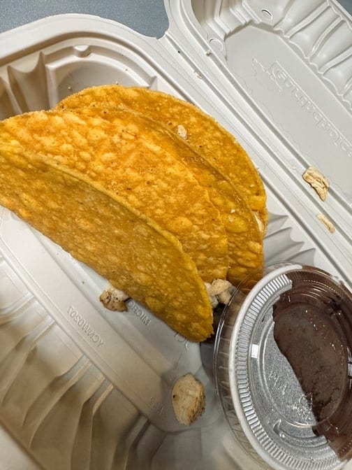 Kids Grilled Chicken Taco Lunch.