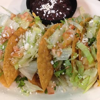 Crunchy Chili Tacos Platter Dinner