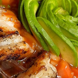 Mexican Shrimp Cocktail Lunch