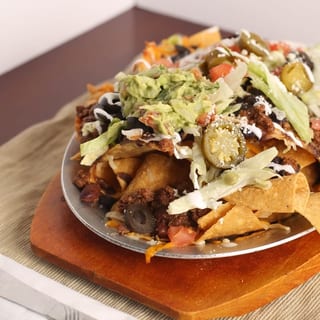 Vegetarian Nachos Dinner