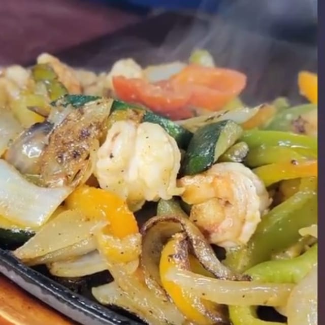 Shrimp Fajita Lunch.